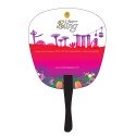 Colourful Singapore Sling hand fan